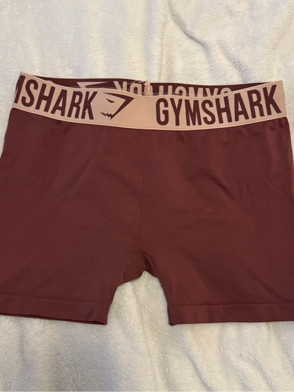 Gymshark Womens Burgundy Performance Shorts